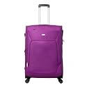 Timus Uppbeat Spinner 28 inch 75CM Wine 4 Wheel Trolley Suitcase/Trolley Check-in Luggage/Best Travel Bags/Waterproof Luggage for Men/Women/Spinner Luggage for Travel/Soft Sided Luggage