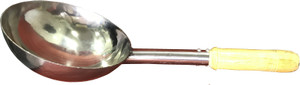 tinax 10inch chinese wokcooking spoonserving spoon 15 l capacity 254 cm diameter stainless steel