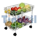 Stainless Steel Kitchen Shelf (2 Shelf Trolley)