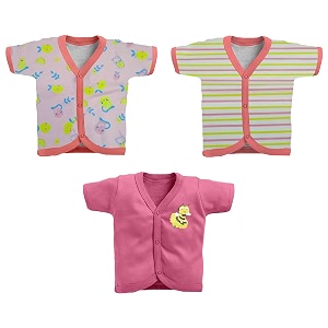 tinchuk baby boy39s amp baby girl39s printed t-shirtjhablanightsuits with assorted prints- multi-pack