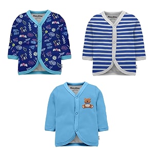 tinchuk baby boy39s amp baby girl39s printed t-shirtjhablanightsuits with assorted prints- multi-pack
