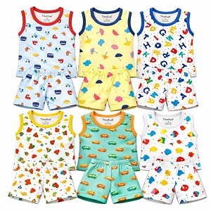Tinchuk Cotton Sleeveless T-Shirt and Shorts Hero