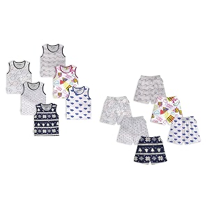 Tinchuk Cotton Sleeveless T-Shirt and Shorts Hero