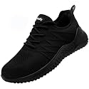 Tinefiy Steel Toe Shoes for Women Comfortable Safety Work Sneaker