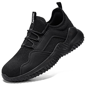 Tinefiy Steel Toe Shoes for Women Lightweight