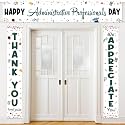 Tingjoo 3 Pcs Happy Administrative Professionals Day Banner