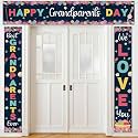 Tingjoo 3 Pcs Happy Grandparents Day Banner Grandparents Appreciation