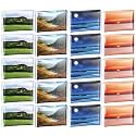 Tinlade 24 Packs Travel Facial Tissue Pocket, Natural Scenery