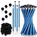 Tinlade 72 Pcs Hockey Pencils and Erasers for Kids, Party Favors