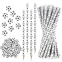 Tinlade 72 Pcs Soccer Pencils and Erasers for Boys, Party Favors