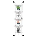 Tinpin 5 Tier Corner Shelf Wall Mount Rustic Industrial Floating Shelves