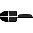 The Tint Effect Precut Window Tint Kit Compatible with Chevrolet Silverado 2500 3500 HD Crew Cab (2015-2019) (Full Truck 5% Front / 15% Rear Solid Rear) Automotive Film