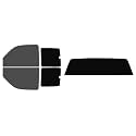 The Tint Effect Precut Window Tint Kit Compatible with Chevrolet Silverado 1500 Extended Cab Truck (1999-2006) &amp; (2007 Classic)(Full Truck 30% Front / 5% Rear and Solid Rear) Automotive Film