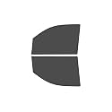The Tint Effect Precut Window Tint Kit Compatible with GMC Sierra 2500 3500 HD Double Cab (2015-2019) (Front Door Window precuts in 30%) Automotive Film