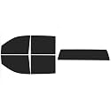 The Tint Effect Precut Window Tint Kit Compatible with GMC Sierra 2500 &amp; 3500 HD Crew Cab (2020-2026) (with Solid Rear: 15%) Automotive Film