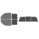 The Tint Effect Precut Window Tint Kit Compatible with Chevrolet Silverado 1500 Extended Cab Truck (1999-2006) &amp; (2007 Classic)(Full Truck 45% Front / 30% Rear and 3 piece Slider) Automotive Film