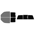 The Tint Effect Precut Window Tint Kit Compatible with Chevrolet Silverado 1500 Extended Cab Truck (1999-2006) &amp; (2007 Classic)(Full Truck 45% Front / 5% Rear and 3 piece Slider) Automotive Film