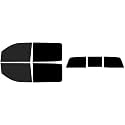 The Tint Effect Precut Window Tint Kit Compatible with Chevrolet Silverado 2500 3500 HD Crew Cab (2015-2019) (Full Truck 15% Front / 5% Rear and 3 piece Slider) Automotive Film