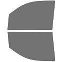 The Tint Effect Precut Window Tint Kit Compatible with Chevrolet Silverado 2500 3500 HD Crew Cab (2015-2019) (Includes: Front Door Window precuts in 45%) Automotive Film