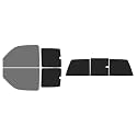 The Tint Effect Precut Window Tint Kit Compatible with Chevrolet Silverado 1500 Extended Cab Truck (1999-2006) &amp; (2007 Classic)(Full Truck 45% Front / 15% Rear and 3 piece Slider) Automotive Film