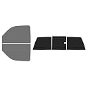 The Tint Effect Precut Window Tint Kit Compatible with Chevrolet Silverado 2500 Regular 2-Door Cab Truck (2000-2007)(Full Truck 45% Front / 15% Rear and 3 piece Slider) Automotive Film