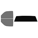The Tint Effect Precut Window Tint Kit Compatible with Chevrolet Silverado 2500 Regular 2-Door Cab Truck (2000-2007)(Full Truck 45% Front / 5% Rear and Solid Rear) Automotive Film