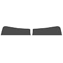 The Tint Effect Precut Window Tint Kit Compatible with GMC Sierra 2500 &amp; 3500 HD Crew Cab (2020-2026) (Front Windshield Visor/Brow precut in 30%) Automotive Film