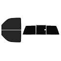 The Tint Effect Precut Window Tint Kit Compatible with Chevrolet Silverado 2500 Regular 2-Door Cab Truck (2000-2007)(Full Truck 15% Front / 5% Rear and 3 piece Slider) Automotive Film