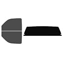 The Tint Effect Precut Window Tint Kit Compatible with Chevrolet Silverado 2500 Regular 2-Door Cab Truck (2000-2007)(Full Truck 30% Front / 5% Rear and Solid Rear) Automotive Film