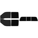 The Tint Effect Precut Window Tint Kit Compatible with Ford F-250 F-350 Super Duty Crew Cab Truck (2008-2016)(Full: 15% Front / 5% Rear &amp; 3 piece Power Slider Rear) Automotive Film