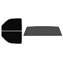 The Tint Effect Precut Window Tint Kit Compatible with Chevrolet Silverado 2500 Regular 2-Door Cab Truck (2000-2007)(Full Truck 5% Front / 30% Rear and Solid Rear) Automotive Film