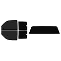 The Tint Effect Precut Window Tint Kit Compatible with Chevrolet Silverado 1500 Extended Cab Truck (1999-2006) &amp; (2007 Classic)(Full Truck 15% Front / 5% Rear and Solid Rear) Automotive Film