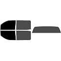 The Tint Effect Precut Window Tint Kit Compatible with Chevrolet Silverado 2500 3500 HD Crew Cab (2015-2019) (Full Truck 5% Front / 30% Rear Solid Rear) Automotive Film