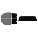 The Tint Effect Precut Window Tint Kit Compatible with Chevrolet Silverado 1500 Extended Cab Truck (1999-2006) &amp; (2007 Classic)(Full Truck 45% Front / 5% Rear and Solid Rear) Automotive Film