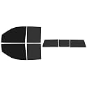 The Tint Effect Precut Window Tint Kit Compatible with Chevrolet Silverado 2500 &amp; 3500 HD Double Cab (2020-2026)(5% Front / 15% Rear / 3 piece Slider) Automotive Film