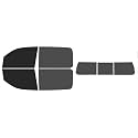 The Tint Effect Precut Window Tint Kit Compatible with Ram 1500 Crew Cab Truck (2019-2026) 5th Generation (15% Front / 30% Rear / 3 piece Rear Windshield) Automotive Film