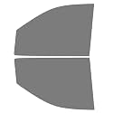 The Tint Effect Precut Window Tint Kit Compatible with Chevrolet Silverado 2500 &amp; 3500 HD Double Cab (2020-2026)(Includes: Front Door Window precuts in 45%) Automotive Film