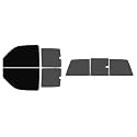 The Tint Effect Precut Window Tint Kit Compatible with Chevrolet Silverado 1500 Extended Cab Truck (1999-2006) & (2007 Classic)(Full Truck 5% Front / 30% Rear and 3 piece Slider) Automotive Film