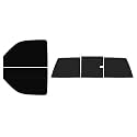 The Tint Effect Precut Window Tint Kit Compatible with Chevrolet Silverado 2500 Regular 2-Door Cab Truck (2000-2007)(Full Truck 5% Front / 15% Rear and 3 Piece Slider) Automotive Film