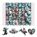 Tintnut Cow Print Permanent Vinyl 8 Sheets 12"x10" Cowhide Adhesive Vinyl