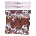 Tintnut Cow Print Permanent Vinyl Roll 12in x 5ft Red Brown Adhesive Vinyl
