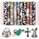 Tintnut Cowhide Permanent Vinyl 12x10in 10 Sheets Permanent Adhesive Vinyl