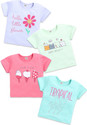 TINY BINY Girls Printed Pure Cotton Regular