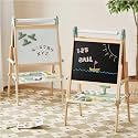 Tiny Land Foldable Wooden Kids Easel with Magnetic Letters &amp; Numbers