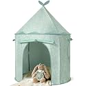 Tiny Land Kids Play Tent, Cute Green Pop Up Tent for Kids Indoor