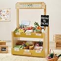 Tiny Land Wooden Play Store Pretend Grocery Store Role Play Toy