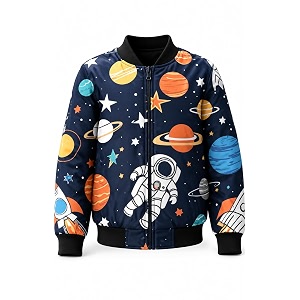 Tiny Sprouts Kids Jacket SpaceMan Theme