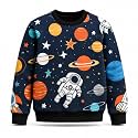 Tiny Sprouts Kids Sweatshirt Spaceman Theme
