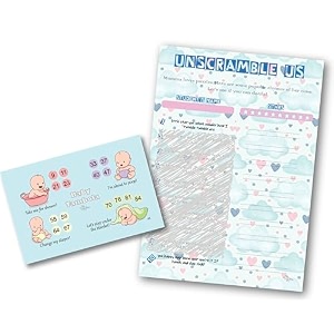 baby shower games - baby shower party - baby shower tambola - mom to be games - funny baby shower games t36-us