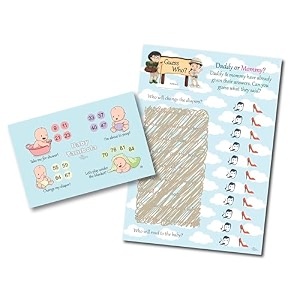 baby shower games - baby shower party - baby shower tambola - mom to be games - funny baby shower games t36-guess